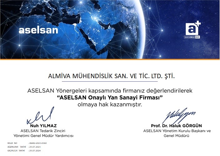 ASELSAN ONAYLI TEDARİKÇİLİĞİ